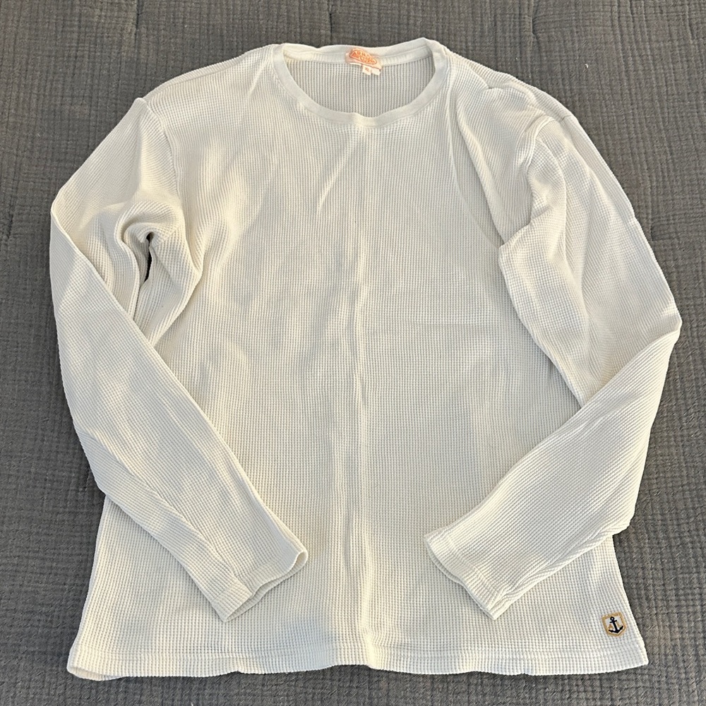 Armor Lux White Long Sleeve Shirt